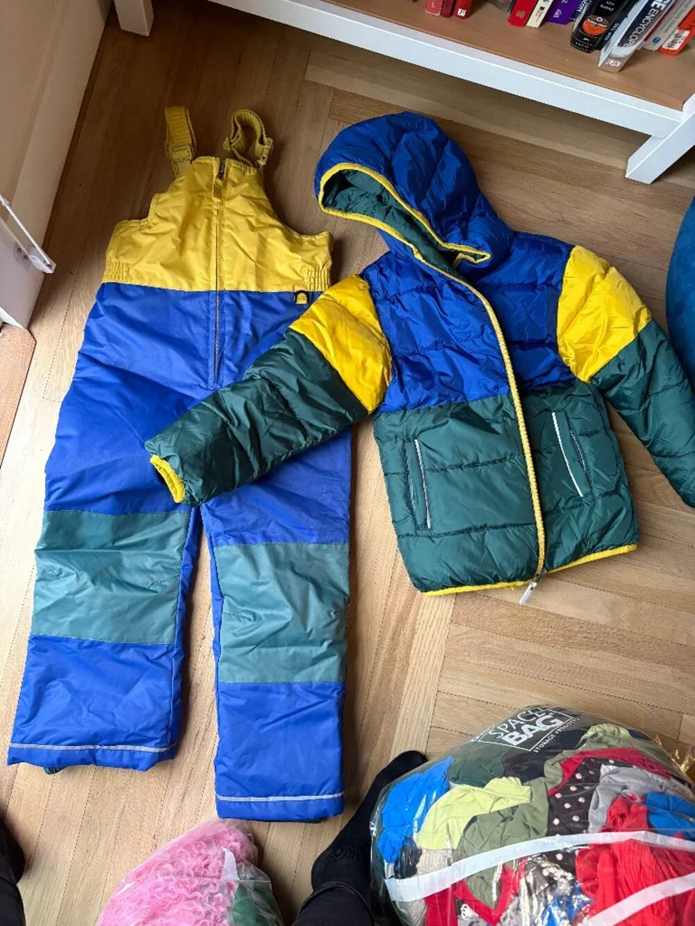 Hanna Andersson Kids Snow Jacket & Bib Pants Set Size 6–7